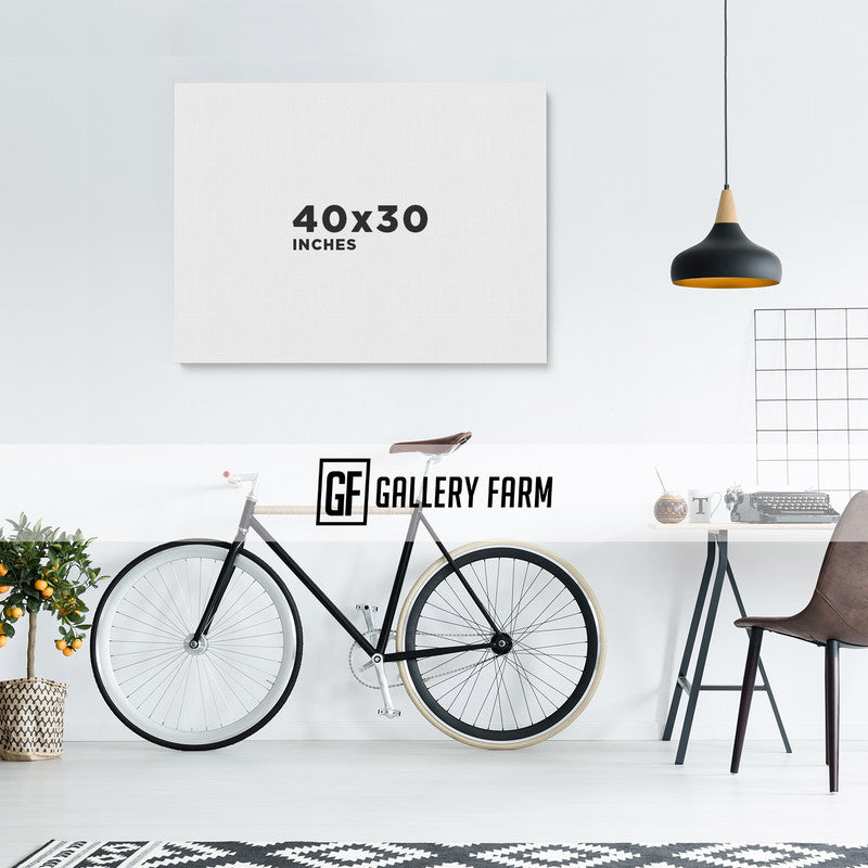 Wood Dominican Republic Flag | 1.5 Inch Thick Gallery Canvas Print