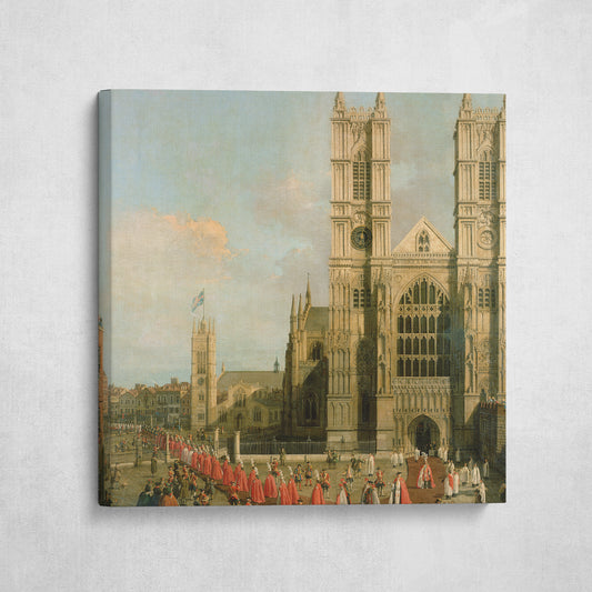 Westminster Abbey with a Procession of the Knights of the Bath