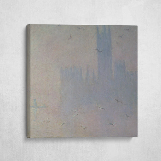 Seagulls Over the Houses of Parliament