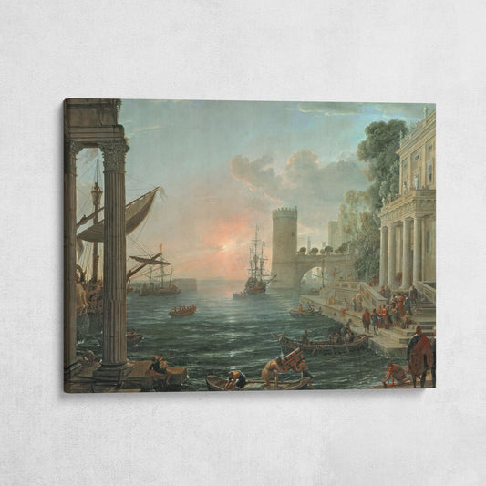 Seaport with the Embarkation of the Queen of Sheba