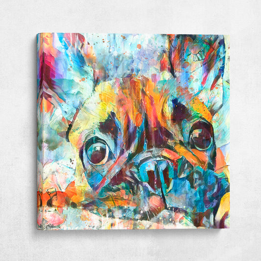 Frenchie Watercolor Pup