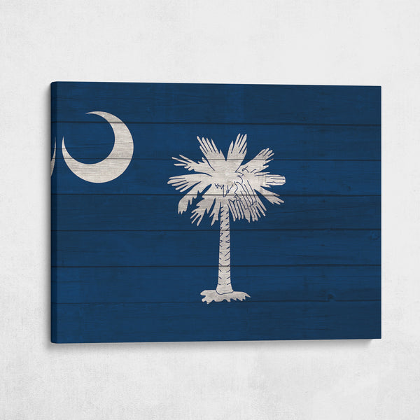 Wood South Carolina State Flag