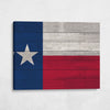 Wood Texas State Flag