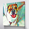 Oz The English Bulldog 12x12 Canvas
