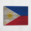 Wood Phillipines National Flag